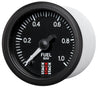 Autometer Stack 52mm 0-1 Bar M10 Male Pro Stepper Motor Fuel Pressure Gauge - Black AutoMeter