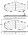 StopTech Street Select Brake Pads - Rear Stoptech