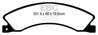 EBC 12+ Nissan NV 1500 Extra Duty Rear Brake Pads EBC