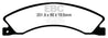 EBC 12+ Nissan NV 1500 Greenstuff Rear Brake Pads EBC