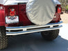 Rampage 1976-1983 Jeep CJ5 Double Tube Rear Bumper - Stainless Rampage