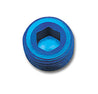 Russell Performance 3/8in Allen Socket Pipe Plug (Blue) Russell