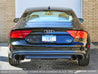 AWE Tuning Audi C7 A7 3.0T Touring Edition Exhaust - Quad Outlet Diamond Black Tips AWE Tuning