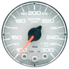 Autometer Spek-Pro Gauge Water Temp 2 1/16in 300f Stepper Motor W/Peak & Warn Slvr/Chrm AutoMeter