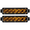 Rigid Industries 6in SR-Series Pro Dot / SAE Fog Lights (Pair) - Selective Yellow Rigid Industries
