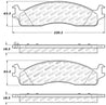 StopTech Sport Brake Pads w/Shims and Hardware - Front Stoptech