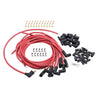 Edelbrock Spark Plug Wire Set Universal 90 Deg Boots 50 Ohm Resistance 8 65mm Red Wire (Set of 9) Edelbrock