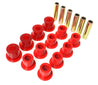 Energy Suspension Jeep Spring Bushing Set - Red Energy Suspension