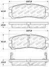 StopTech Performance 4/89-99 Mitsubishi Eclipse GST Rear Brake Pads Stoptech