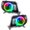 Oracle 05-11 Toyota Tacoma SMD HL - Black - ColorSHIFT w/ Simple Controller ORACLE Lighting