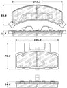 StopTech Sport Brake Pads w/Shims and Hardware - Front Stoptech