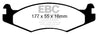 EBC 92-03 Am General H1 Yellowstuff Front Brake Pads EBC
