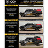 ICON 05-15 Toyota Tacoma 0-3.5in/16-17 Toyota Tacoma 0-2.75in Stg 10 Suspension System w/Billet Uca ICON