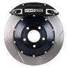 StopTech BBK 01-07 BMW M3 (E46) Rear 4 Piston 355x32 Black Calipers Slotted Two Piece Rotors Stoptech