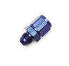 Russell Performance -10 AN Female to -8 AN to Male B-Nut Reducer (Blue) Russell