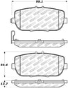 StopTech Street Select Brake Pads - Rear Stoptech