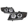 Spyder 09-12 BMW E90 3-Series 4DR Projector Headlights Halogen - LED - Black - PRO-YD-BMWE9009-BK SPYDER