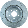 StopTech Select Sport 07-13 BMW 335i Slotted & Drilled Vented Right Rear Brake Rotor Stoptech