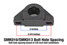 BMR Universal 1.375in Billet Aluminum Sway Bar Mount Mount (Delrin) - Black BMR Suspension