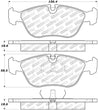 StopTech Street Select Brake Pads - Rear Stoptech