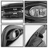 Spyder Honda Civic 2013-2014 4dr OEM Fog Light W/Switch Clear FL-HC2013-4D-C SPYDER