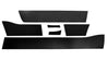 Putco 07-13 Chevy Silv Reg Cab 8ft Long Box - 6in Wide - 12pcs Black Platinum Rocker Panels Putco