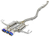 aFe Takeda 3in 304 SS Cat-Back Exhaust w/ Blue Flame Tips 2017+ Honda Civic Type R I4 2.0L (t) aFe