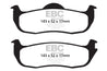 EBC 05-06 Infiniti QX56 5.6 (Bosch) Extra Duty Rear Brake Pads EBC