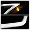 xTune 13-15 Nissan Sentra DRL LED Light Bar Halogen Projector Headlights - Black (PRO-JH-NS13-LB-BK) SPYDER
