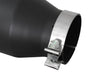 aFe Power MACH Force-Xp 4in In x 6in Out x 15in L Driver Side Clamp-On 4in 409 SS Exhaust Tip-Black aFe