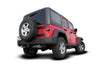 Borla 12-14 Jeep Wrangler JK 2Dr & 4Dr Rear Section ATAK Single Sqaure Rolled Angle-Cut Exit Exhaust Borla