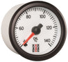 Autometer Stack 52mm 40-140 Deg C 1/8in NPTF Male Pro Stepper Motor Oil Temp Gauge - White AutoMeter