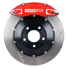 StopTech BBK 93-95 Mazda RX-7 Front 4 Piston 332x32 Red Calipers Slotted Rotors Stoptech