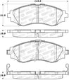 StopTech Street Select Brake Pads - Front Stoptech