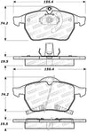 StopTech Street Brake Pads Stoptech