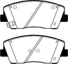 EBC 19+ Genesis G70 2.0L Turbo Ultimax Front Brake Pads EBC