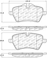 StopTech Performance 06-09 Mini Cooper/Cooper S Front Brake Pads Stoptech