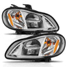 ANZO 2002-2014 Freightliner M2 LED Crystal Headlights Chrome Housing w/ Clear Lens (Pair) ANZO