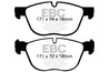 EBC 07-10 BMW X5 3.0 Greenstuff Front Brake Pads EBC