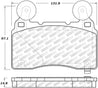 StopTech 14-17 Chevrolet Camaro SS/09 Pontiac G8 Street Select Front Brake Pads Stoptech