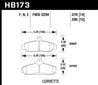 Hawk 84-87 Chevy Corvette 5.7 HPS Street Front Brake Pads Hawk Performance
