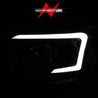 Anzo 06-09 Dodge RAM 1500/2500/3500 Headlights Black Housing/Clear Lens (w/ Light Bars) ANZO