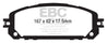 EBC 13+ Jeep Cherokee 3.2 Ultimax2 Front Brake Pads EBC