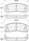 StopTech Street Select Brake Pads - Front Stoptech