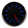 Autometer Spek-Pro Gauge Tachometer 5in 11K Rpm W/Shift Light & Peak Mem Black/Chrome AutoMeter