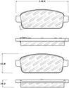 StopTech Street Select Brake Pads - Rear Stoptech