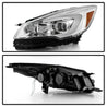 xTune 13-16 Ford Escape 13-16 LED Light Bar Halogen Proj Headlights - Chrome (PRO-JH-FESCA13-LB-C) SPYDER