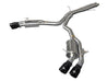 aFe 18-20 Audi RS5 Coupe MACH Force-Xp 3in to 2.5in 304 SS Axle-Back Exhaust System (Quad Black Tip) aFe