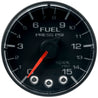 Autometer Spek-Pro Gauge Fuel Press 2 1/16in 15psi Stepper Motor W/Peak & Warn Blk/Blk AutoMeter