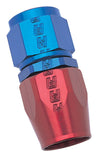 Russell Performance -20 AN Red/Blue Straight Full Flow Hose End Russell